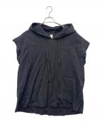 ARTEFACTアーティファクト）の古着「ノースリーブパーカー」｜ブラック