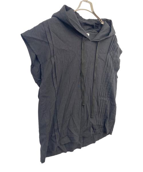 ARTEFACT（アーティファクト）ARTEFACT (アーティファクト) ノースリーブパーカー ブラック サイズ:2の古着・服飾アイテム