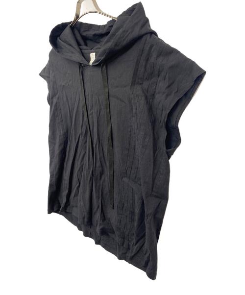 ARTEFACT（アーティファクト）ARTEFACT (アーティファクト) ノースリーブパーカー ブラック サイズ:2の古着・服飾アイテム