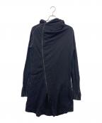 A.F hommeエーエフ オム）の古着「ロングジップパーカー」｜ブラック