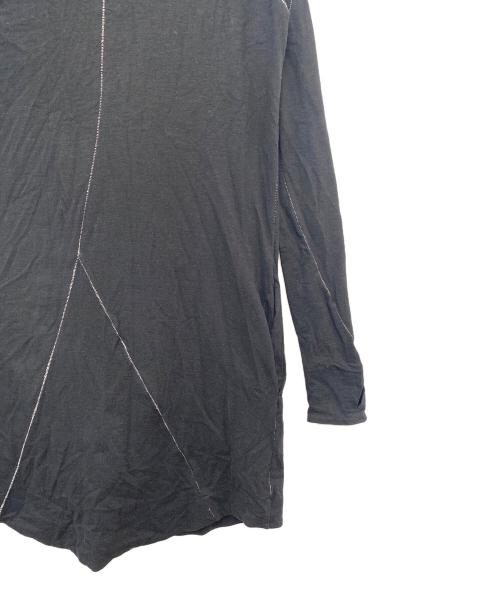 A.F homme（エーエフ オム）A.F homme (エーエフ オム) ロングジップパーカー ブラック サイズ:表記無しの古着・服飾アイテム