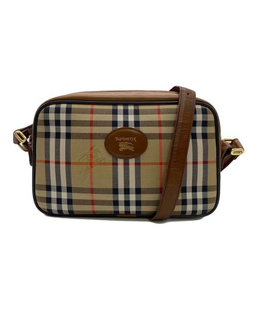 Burberry's（バーバリー）Burberry's (バーバリーズ) ショルダーバッグ ベージュ×ブラウンの古着・服飾アイテム