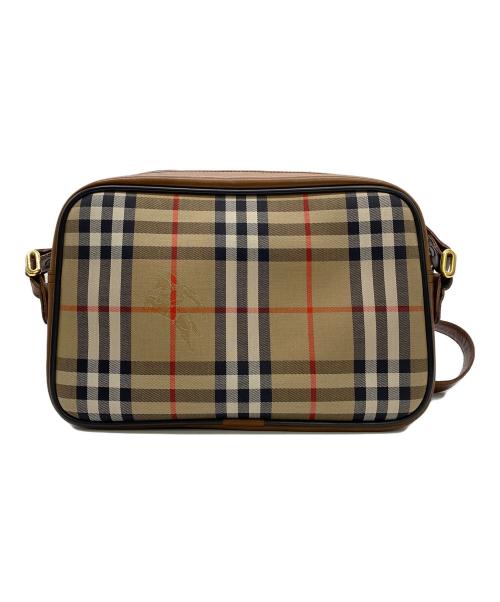 Burberry's（バーバリー）Burberry's (バーバリーズ) ショルダーバッグ ベージュ×ブラウンの古着・服飾アイテム