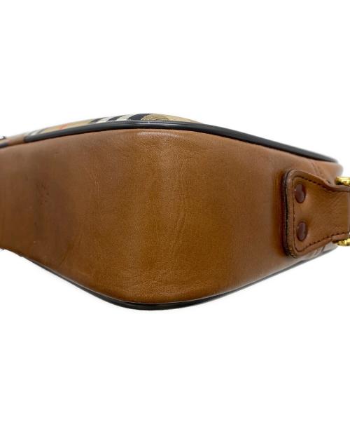 Burberry's（バーバリー）Burberry's (バーバリーズ) ショルダーバッグ ベージュ×ブラウンの古着・服飾アイテム