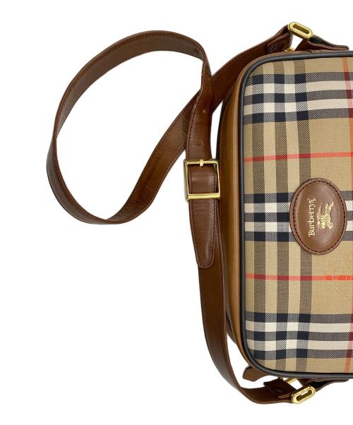 Burberry's（バーバリー）Burberry's (バーバリーズ) ショルダーバッグ ベージュ×ブラウンの古着・服飾アイテム