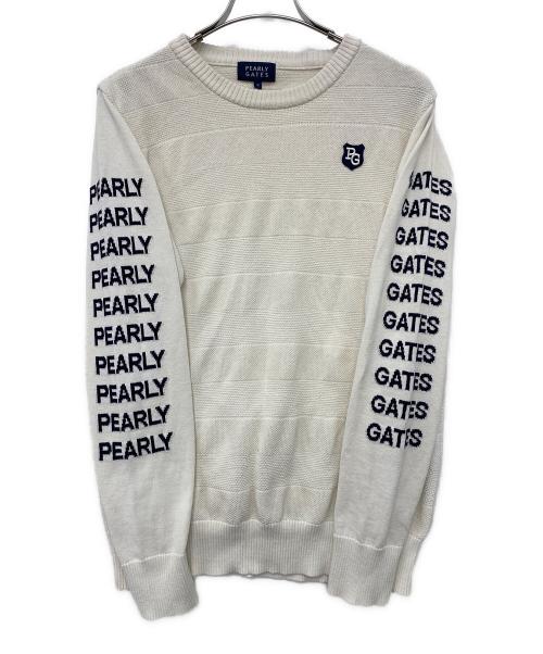 PEARLY GATES（パーリーゲイツ）PEARLY GATES (パーリーゲイツ) ゴルフウェア(トップス) ホワイト サイズ:4の古着・服飾アイテム