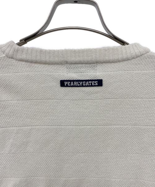 PEARLY GATES（パーリーゲイツ）PEARLY GATES (パーリーゲイツ) ゴルフウェア(トップス) ホワイト サイズ:4の古着・服飾アイテム