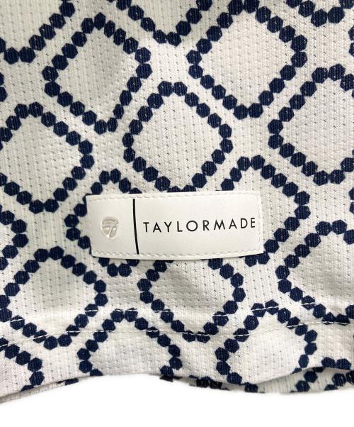 TaylorMade（テーラーメイド）Taylormade (テーラーメイド) ゴルフウェア(トップス) ホワイト×ネイビー サイズ:０の古着・服飾アイテム