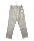 45rpm45アールピーエム）の古着「コットンデニムパンツ」｜ホワイト