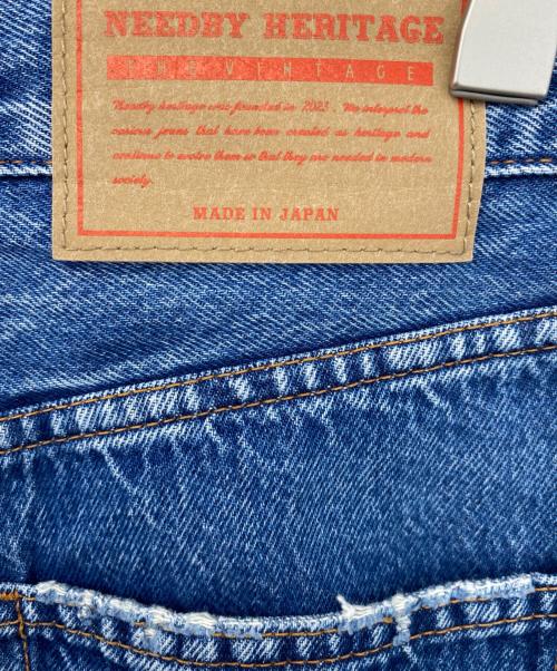 NEEDBY heritage（ニードバイヘリテージ）NEEDBY heritage (ニードバイヘリテージ) デニムパンツ インディゴ サイズ:W26の古着・服飾アイテム