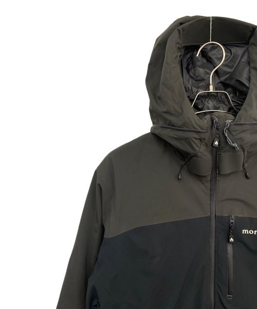 mont-bell（モンベル）mont-bell (モンベル) シャルモパーカー ダークグリーンブラック サイズ:Lの古着・服飾アイテム