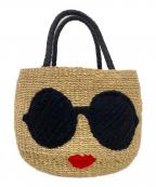 a-jolieアジョリー）の古着「カゴバッグ」｜ナチュラル×ブラック