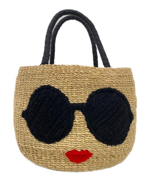 a-jolie（アジョリー）a-jolie (アジョリー) カゴバッグ ナチュラル×ブラックの古着・服飾アイテム