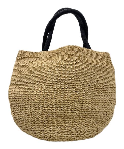 a-jolie（アジョリー）a-jolie (アジョリー) カゴバッグ ナチュラル×ブラックの古着・服飾アイテム