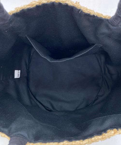 a-jolie（アジョリー）a-jolie (アジョリー) カゴバッグ ナチュラル×ブラックの古着・服飾アイテム