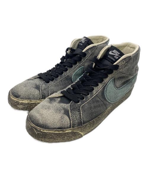 NIKE SB（ナイキエスビー）NIKE SB (ナイキエスビー) BLAZER MID SB FADED グレー サイズ:26.5cmの古着・服飾アイテム