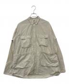 NANGAナンガ）の古着「キャンプシャツ」｜ベージュ
