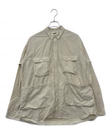 NANGA（ナンガ）の古着「キャンプシャツ」｜ベージュ