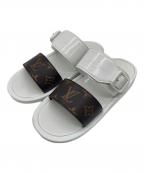 LOUIS VUITTONルイ ヴィトン）の古着「サンダル」｜ホワイト×ブラウン