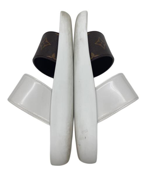 LOUIS VUITTON（ルイ ヴィトン）LOUIS VUITTON (ルイ ヴィトン) サンダル ホワイト×ブラウン サイズ:23.5cmの古着・服飾アイテム