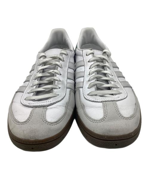 adidas（アディダス）adidas (アディダス) ローカットスニーカー ホワイト×グリーン サイズ:27.5cmの古着・服飾アイテム