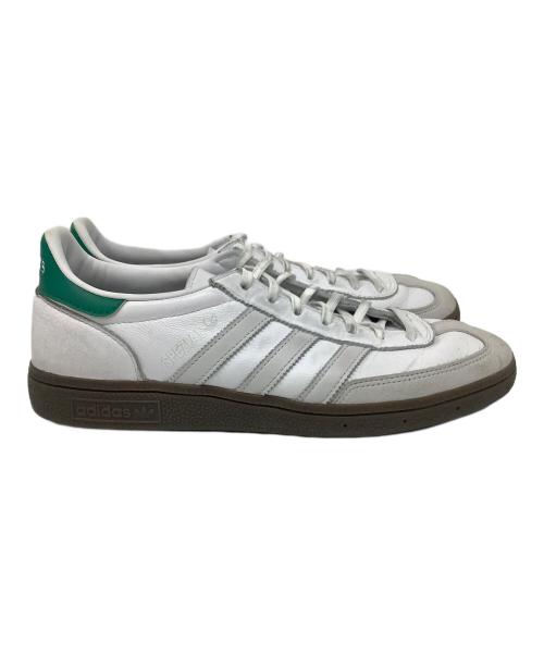 adidas（アディダス）adidas (アディダス) ローカットスニーカー ホワイト×グリーン サイズ:27.5cmの古着・服飾アイテム