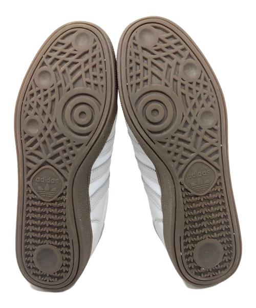 adidas（アディダス）adidas (アディダス) ローカットスニーカー ホワイト×グリーン サイズ:27.5cmの古着・服飾アイテム