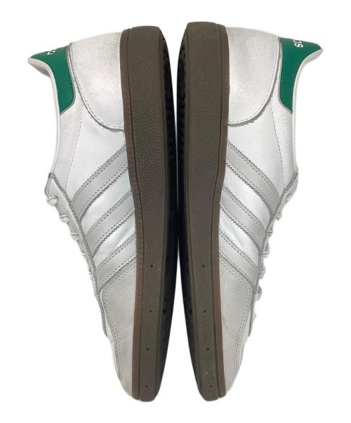 adidas（アディダス）adidas (アディダス) ローカットスニーカー ホワイト×グリーン サイズ:27.5cmの古着・服飾アイテム