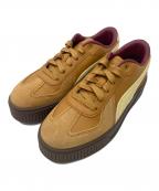 PUMAプーマ）の古着「ローカットスニーカー」｜キャメル