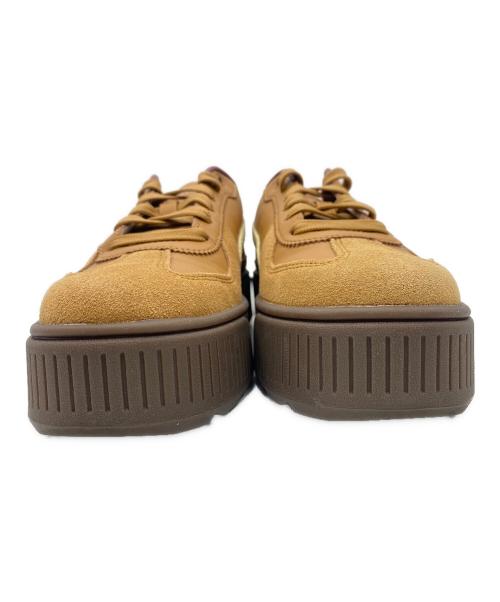 PUMA（プーマ）PUMA (プーマ) ローカットスニーカー キャメル サイズ:23.5cmの古着・服飾アイテム