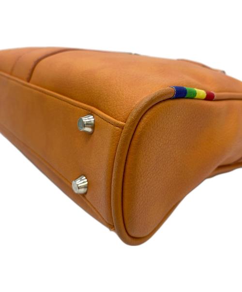 CASTELBAJAC（カステルバジャック）CASTELBAJAC (カステルバジャック) ハンドバッグ オレンジの古着・服飾アイテム