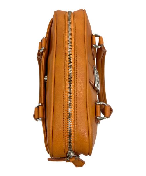 CASTELBAJAC（カステルバジャック）CASTELBAJAC (カステルバジャック) ハンドバッグ オレンジの古着・服飾アイテム