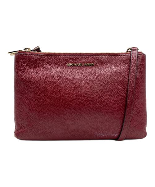 MICHAEL KORS（マイケル・コース）MICHAEL KORS (マイケルコース) ショルダーバッグ レッドの古着・服飾アイテム
