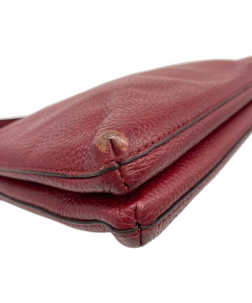 MICHAEL KORS（マイケル・コース）MICHAEL KORS (マイケルコース) ショルダーバッグ レッドの古着・服飾アイテム