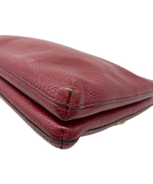 MICHAEL KORS（マイケル・コース）MICHAEL KORS (マイケルコース) ショルダーバッグ レッドの古着・服飾アイテム