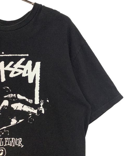 stussy（ステューシー）stussy (ステューシー) 半袖カットソー ブラック サイズ:Ｌの古着・服飾アイテム