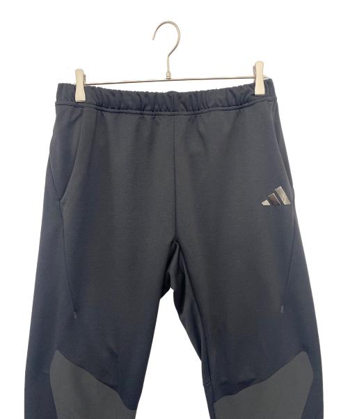 adidas（アディダス）adidas (アディダス) ダブルニットトラックパンツ ブラック サイズ:Ｌの古着・服飾アイテム