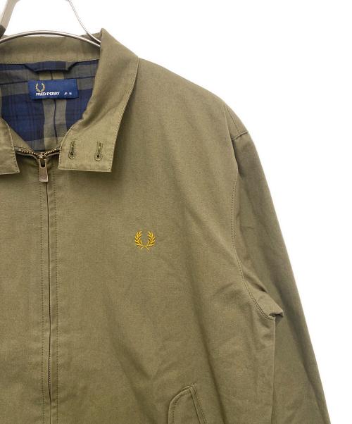 FRED PERRY（フレッドペリー）FRED PERRY (フレッドペリー) ハリントンジャケット カーキ サイズ:Ｍの古着・服飾アイテム