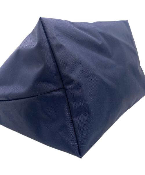 LONGCHAMP（ロンシャン）LONGCHAMP (ロンシャン) ル プリアージュ ネイビー×ブラウンの古着・服飾アイテム