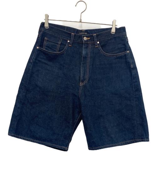 A BATHING APE（アベイシングエイプ）A BATHING APE (ア ベイシング エイプ) デニムハーフパンツ インディゴ サイズ:Lの古着・服飾アイテム