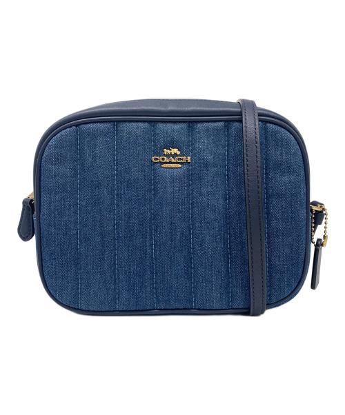 COACH（コーチ）COACH (コーチ) キルティングショルダーバッグ ブルーの古着・服飾アイテム
