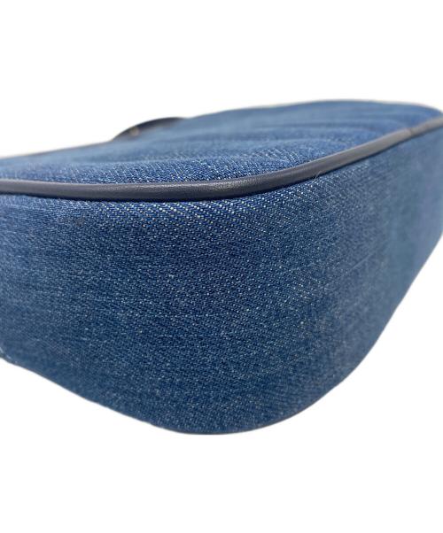 COACH（コーチ）COACH (コーチ) キルティングショルダーバッグ ブルーの古着・服飾アイテム