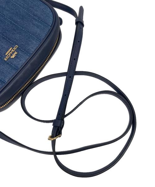 COACH（コーチ）COACH (コーチ) キルティングショルダーバッグ ブルーの古着・服飾アイテム