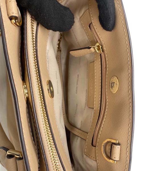 MICHAEL KORS（マイケル・コース）MICHAEL KORS (マイケルコース) 2WAYバッグ ベージュの古着・服飾アイテム