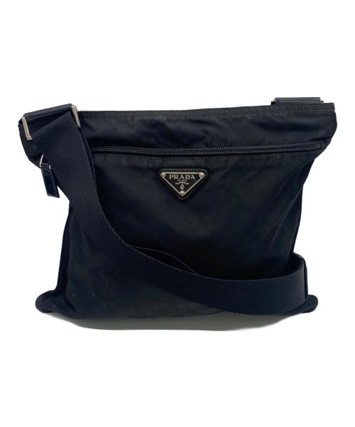 PRADA（プラダ）PRADA (プラダ) ナイロンショルダーバッグ ブラック サイズ:160の古着・服飾アイテム