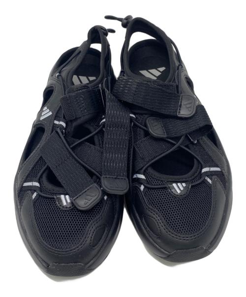 adidas（アディダス）adidas (アディダス) スポーツサンダル ブラック サイズ:24.5cmの古着・服飾アイテム