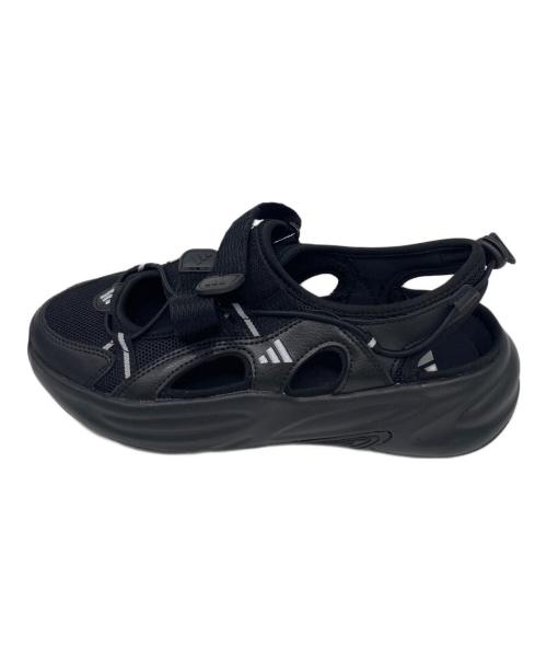 adidas（アディダス）adidas (アディダス) スポーツサンダル ブラック サイズ:24.5cmの古着・服飾アイテム