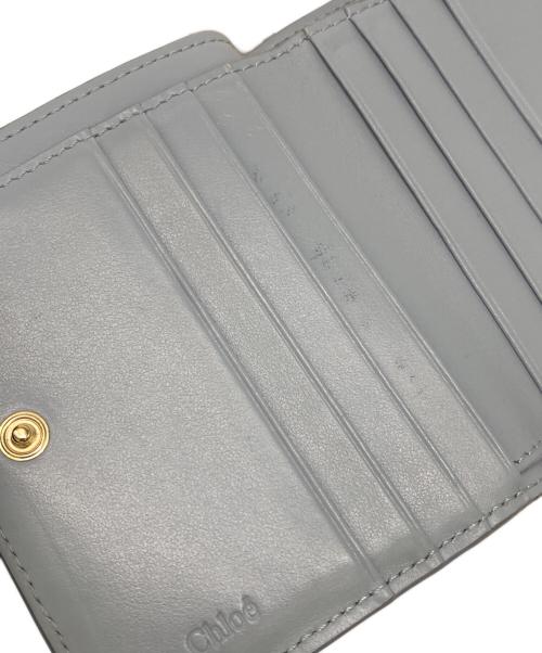 Chloe（クロエ）Chloe (クロエ) コンパクトウォレット スカイブルー×オレンジ サイズ:表記無しの古着・服飾アイテム