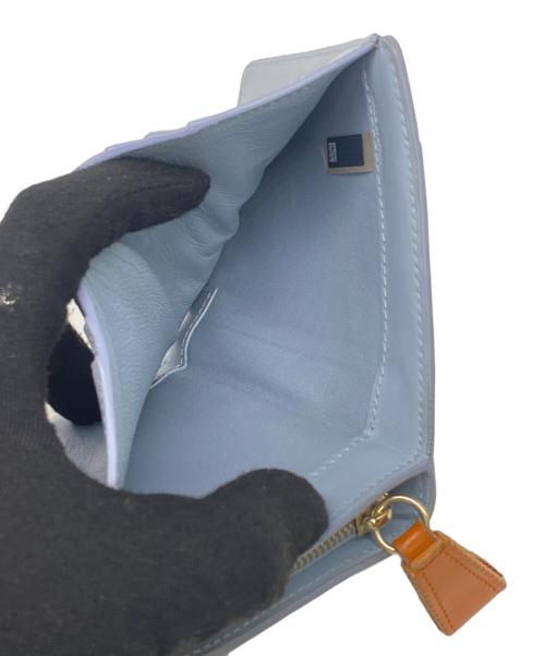 Chloe（クロエ）Chloe (クロエ) コンパクトウォレット スカイブルー×オレンジ サイズ:表記無しの古着・服飾アイテム