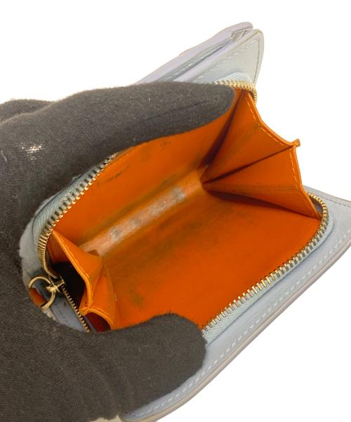 Chloe（クロエ）Chloe (クロエ) コンパクトウォレット スカイブルー×オレンジ サイズ:表記無しの古着・服飾アイテム